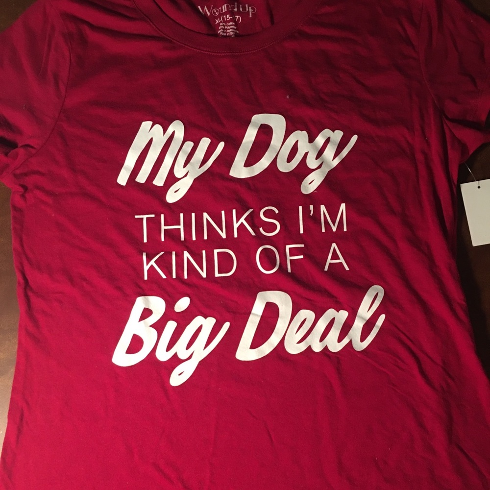 My Dog Thinks I’m Kinda of A Big Deal t shirt
